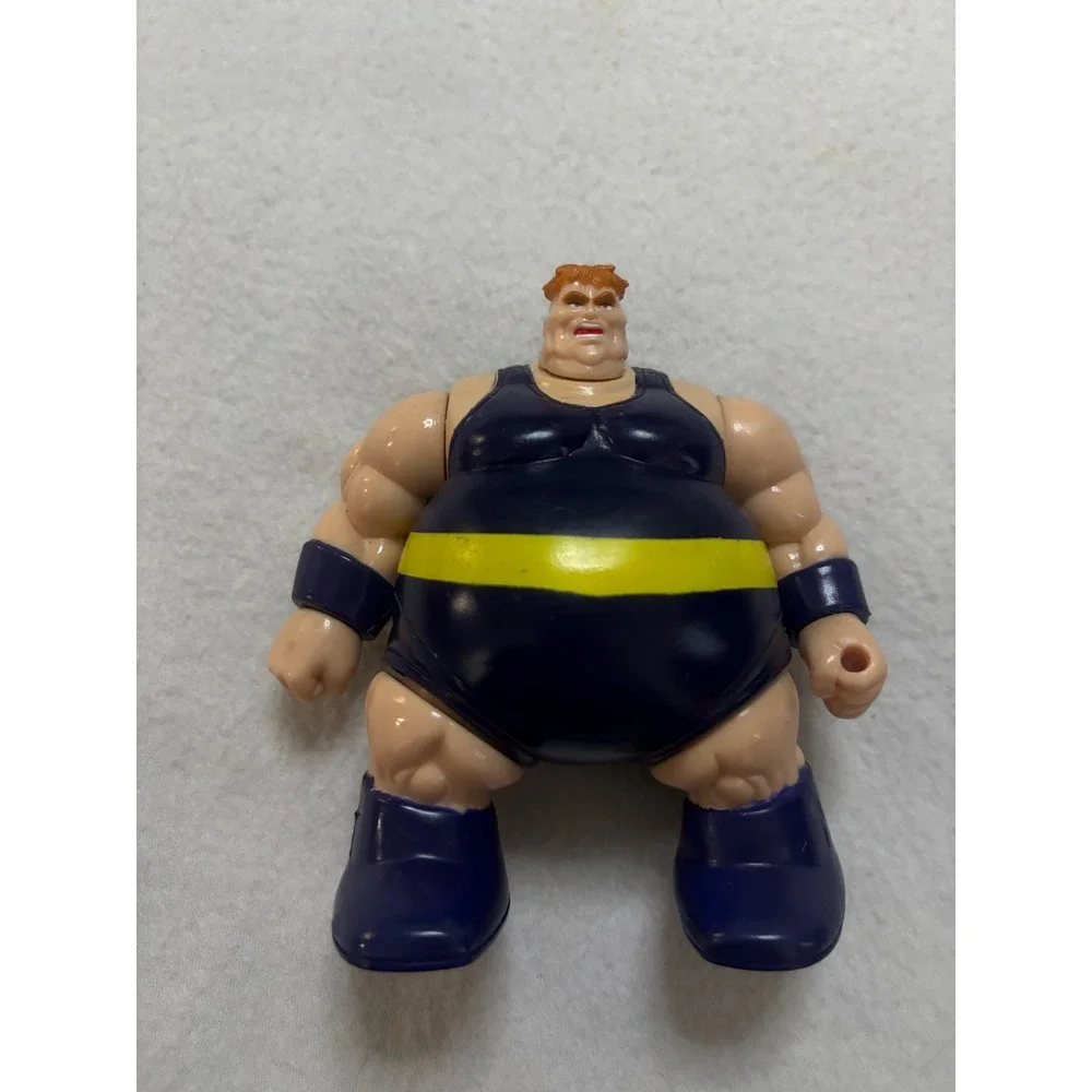 Vintage 1993 Toy Biz Marvel X-Men Blob Action Figure Blue Yellow Singlet 5 Inch